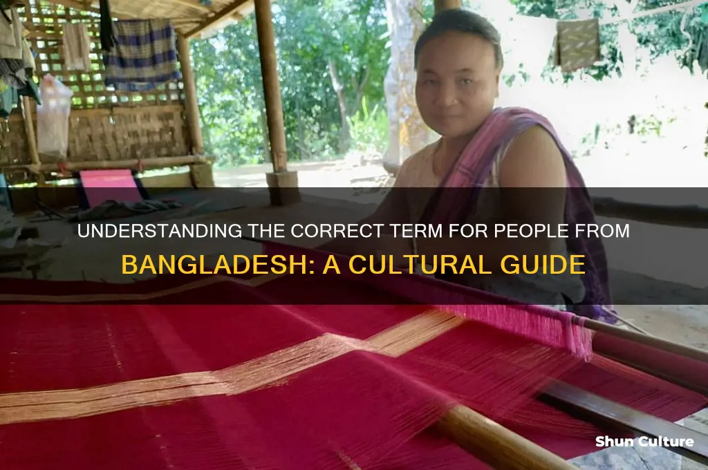 what so you call bangladesh people