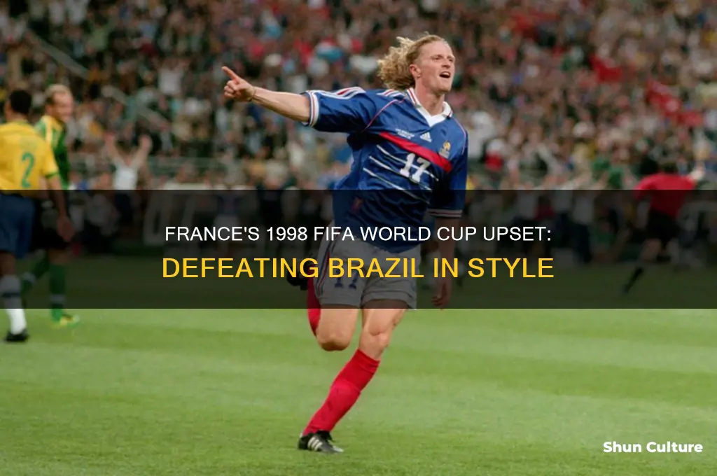 what soccer team beat brazil in 1998 fifa world cup