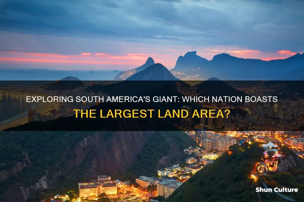 what south american country has the largest land area