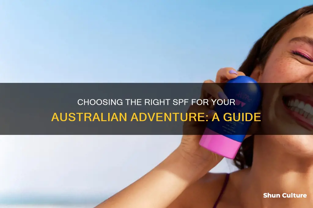 what spf should I use going to australia