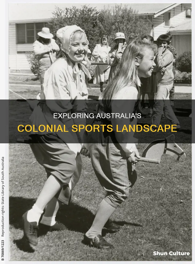 what sports were popular in colonial australia