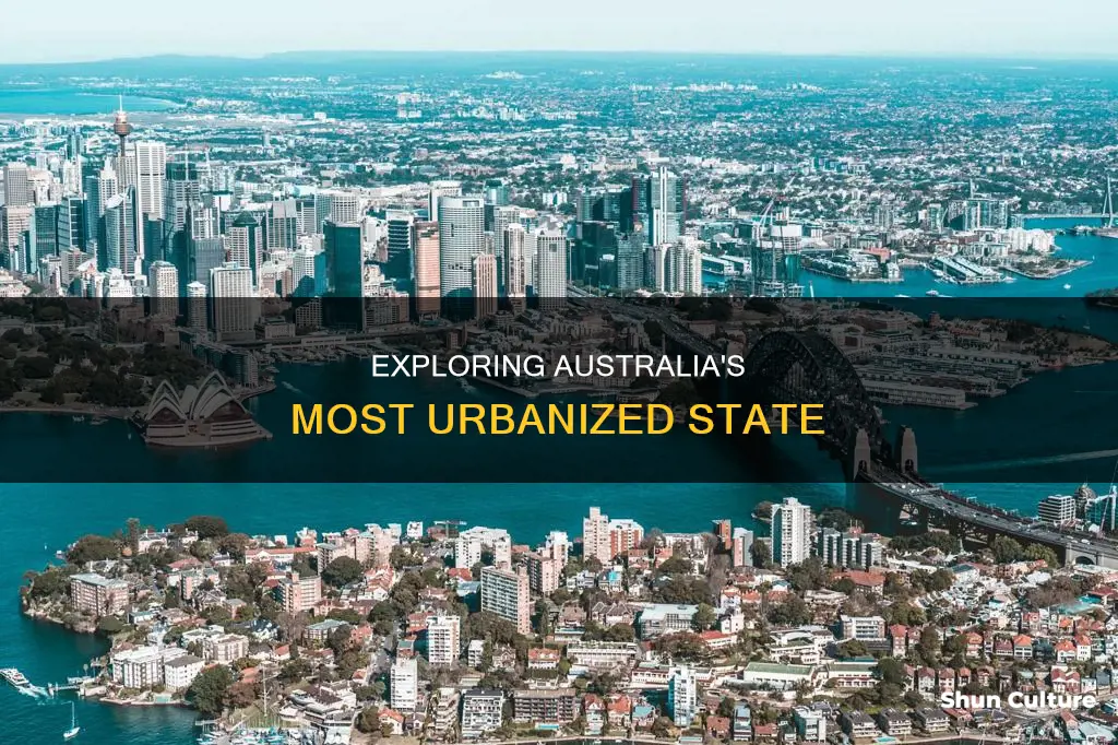 what state has the most amount of cities in australia