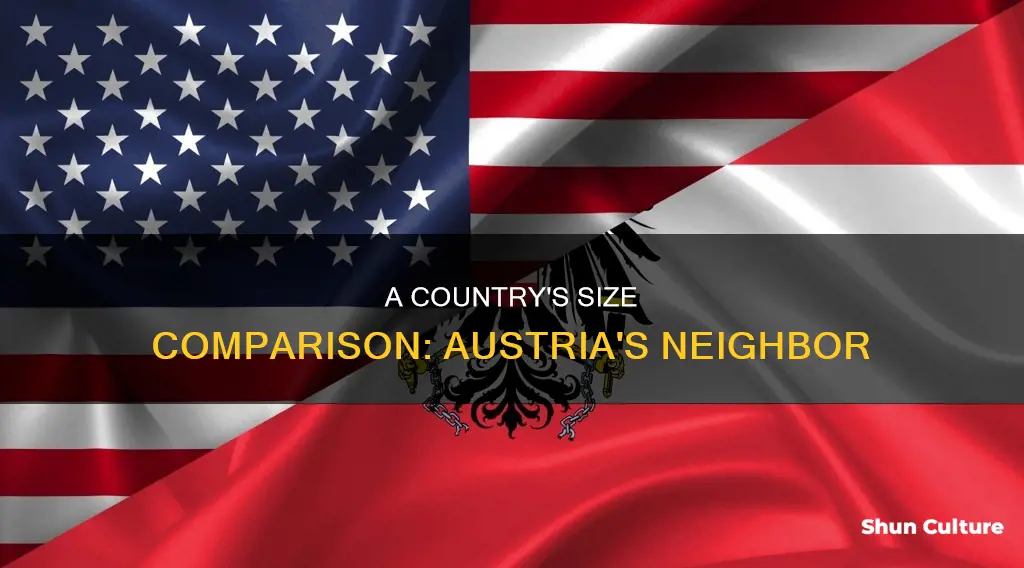 what state is closest in size to austria