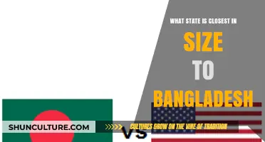 Which US State Matches Bangladesh's Size? A Surprising Comparison