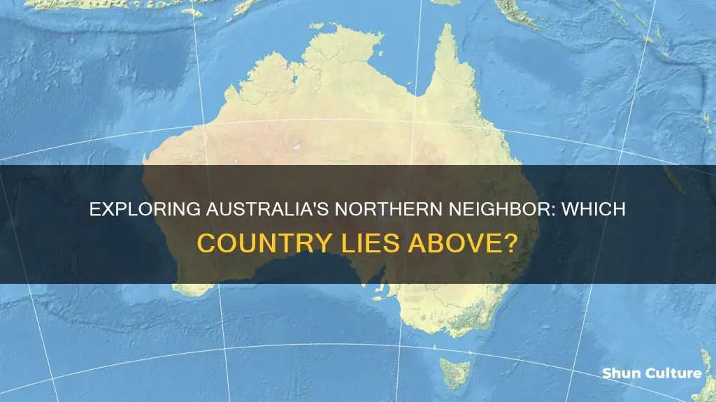 what state is directly north from australia