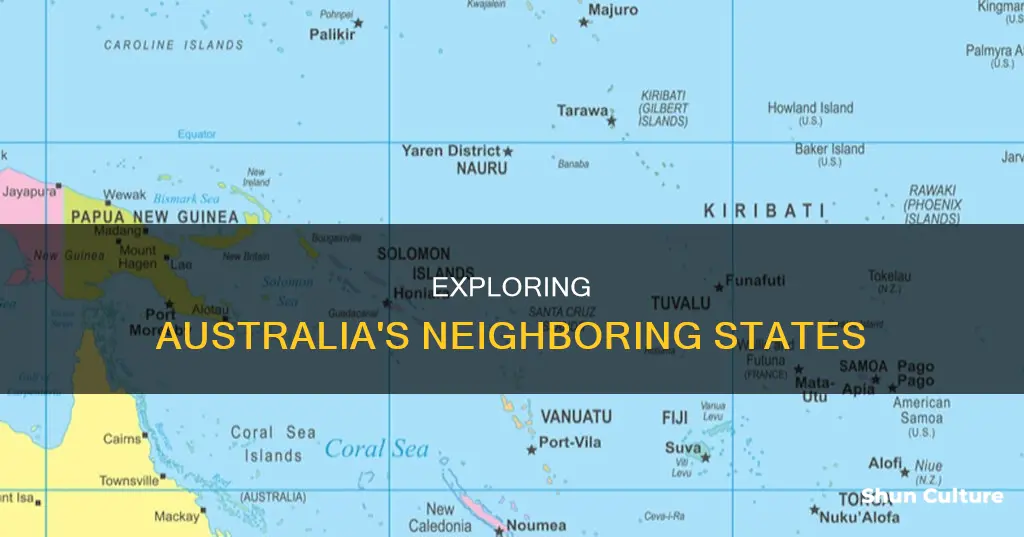what states border australia