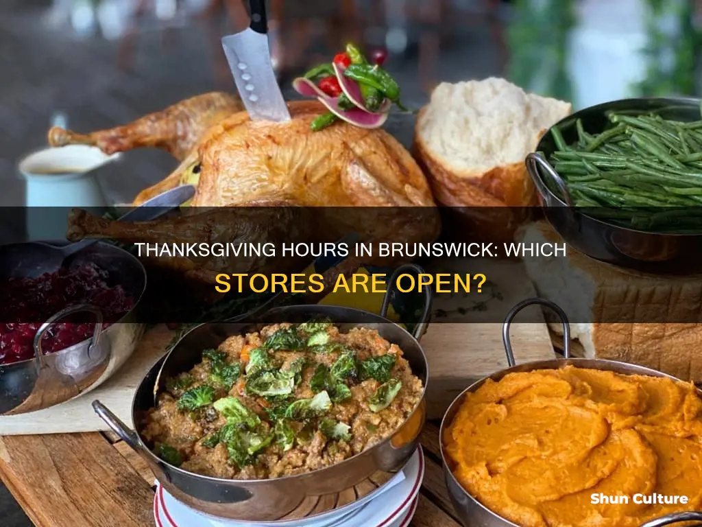 what stores are open in brunswick on thanksgiving