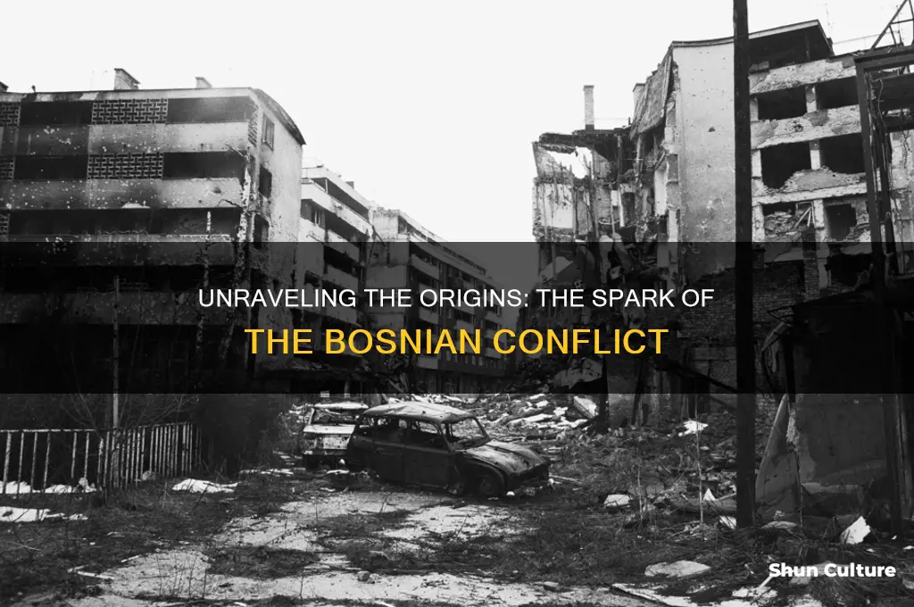 what styarted the bosnian conflict