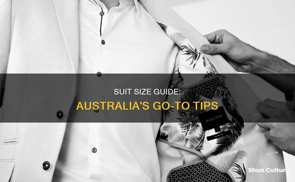 what suit size am I australia
