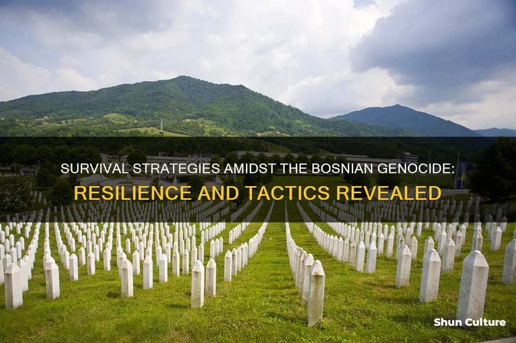 what survival tactics were used in the bosnian genocide
