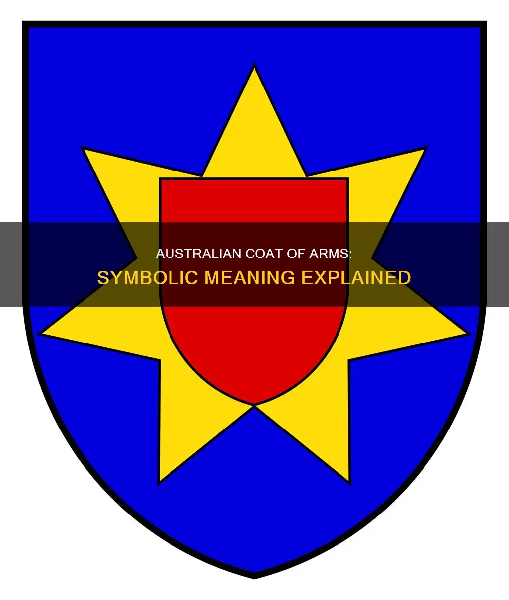 what symbols make up the australian coat of arms