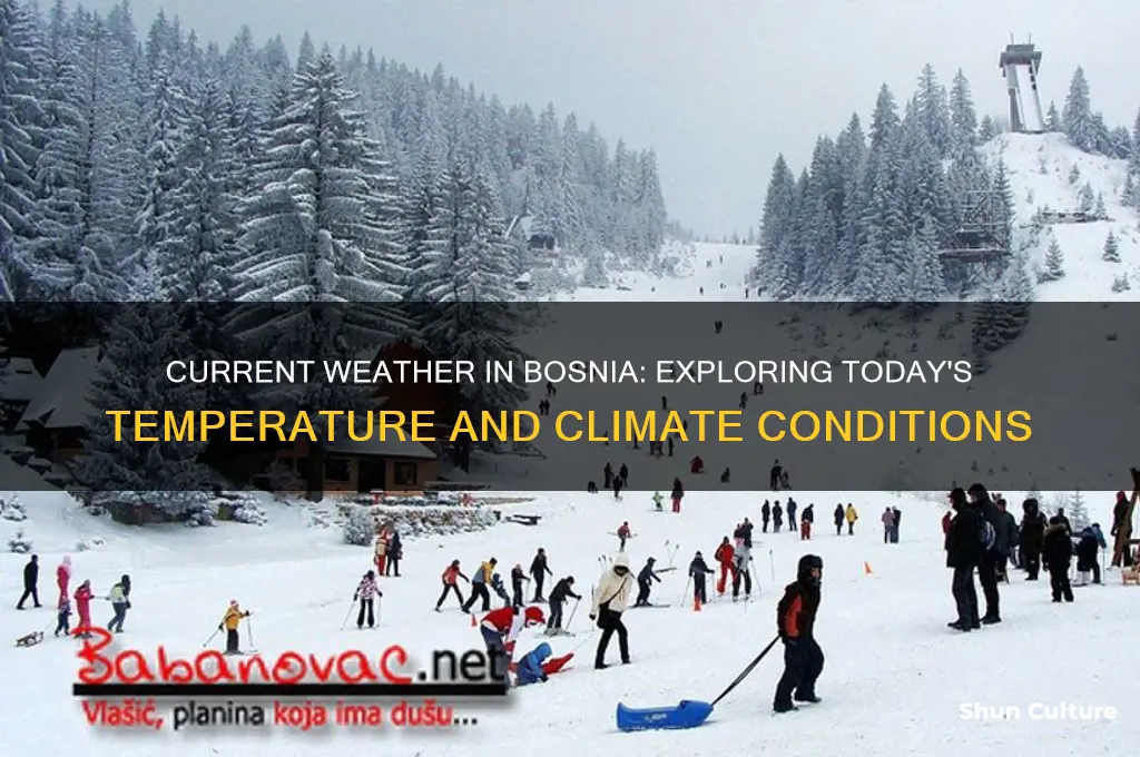 what temperature is it in bosnia