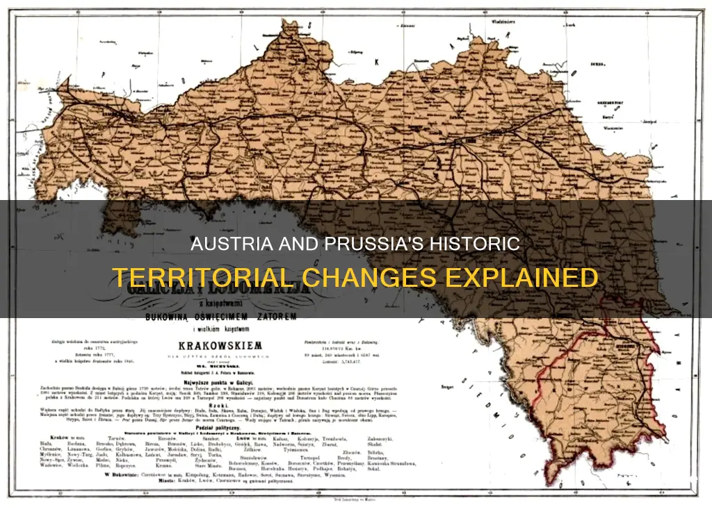 what territoral changes happen to austria or prussia