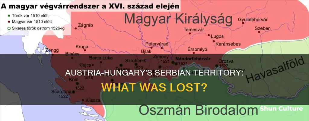 what territory did austria hungary have from serbia