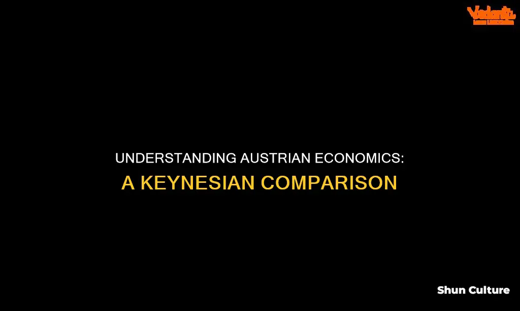 what the difference between the austrian school and the keynesian