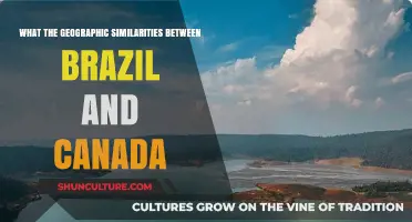 Exploring Brazil and Canada's Striking Geographic Parallels and Contrasts