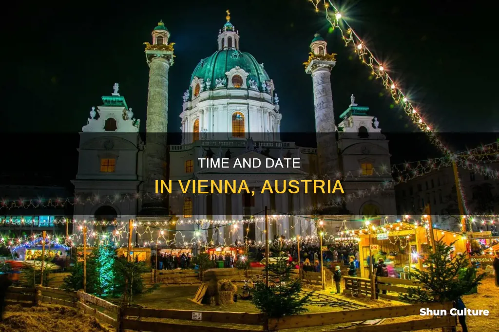 what time and date is it in vienna austria