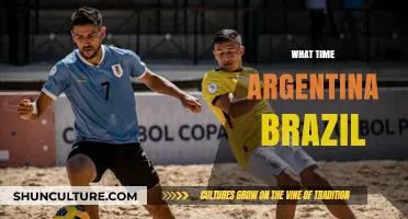 Argentina vs. Brazil: Kickoff Time and Matchday Schedule Revealed