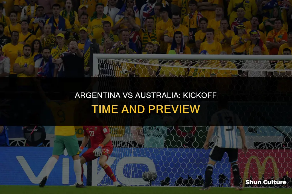 what time argentina vs australia