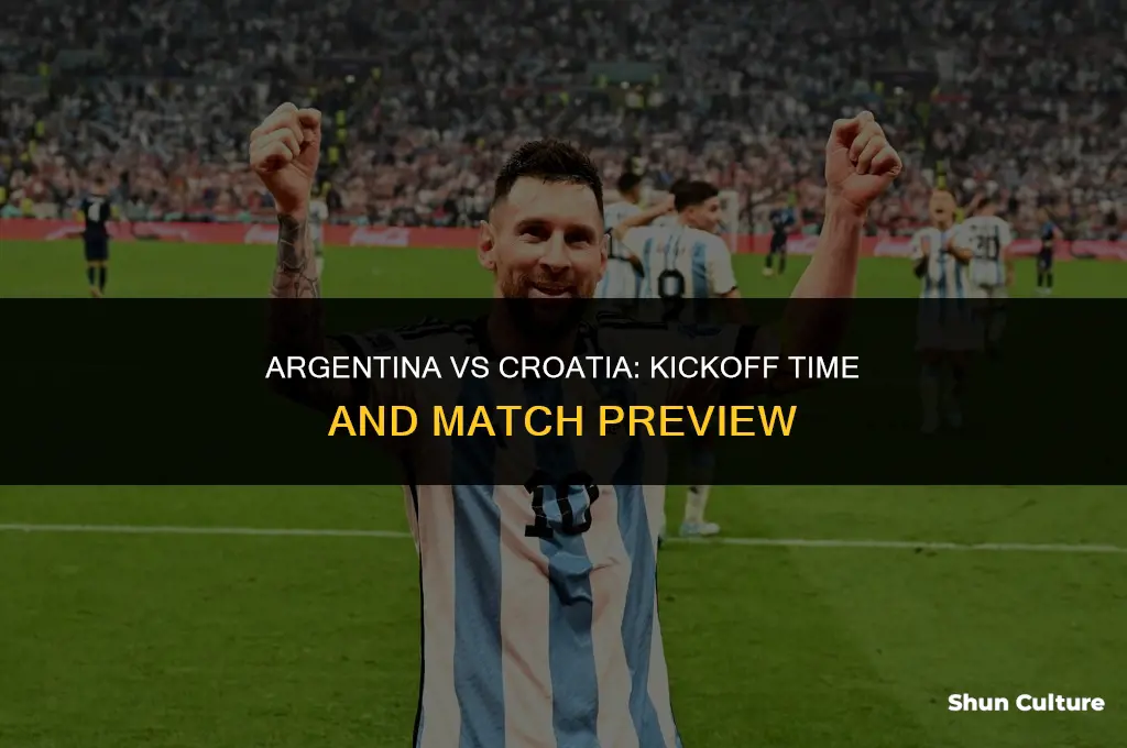 what time argentina vs croatia