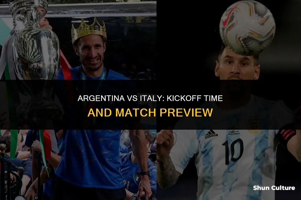 what time argentina vs italy