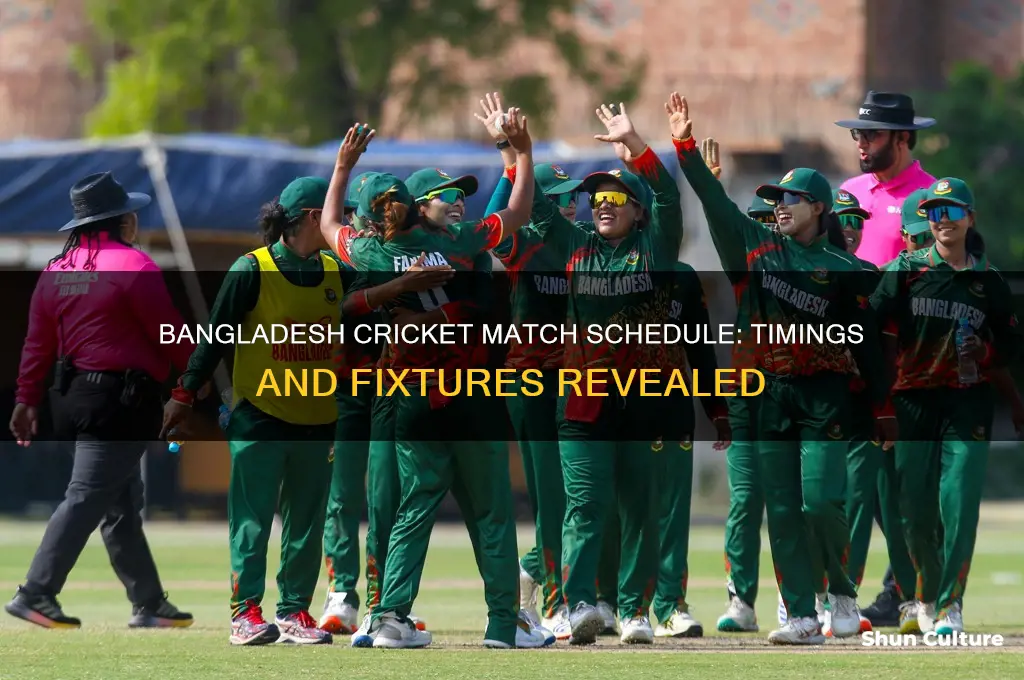what time bangladesh cricket match