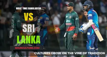 Bangladesh vs Sri Lanka Match Time: Schedule and Key Details