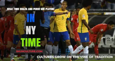 Brazil vs. Peru Match Time: NY Kickoff Schedule Revealed