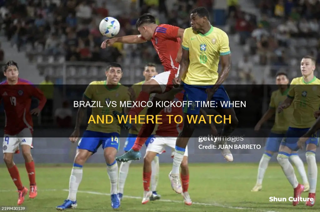 what time brazil vs mexico