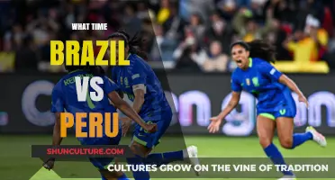 Brazil vs Peru Kickoff Time: When and Where to Watch