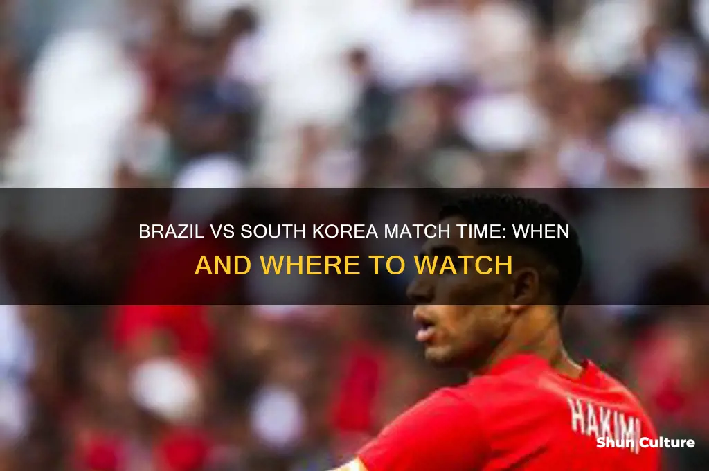 what time brazil vs south korea