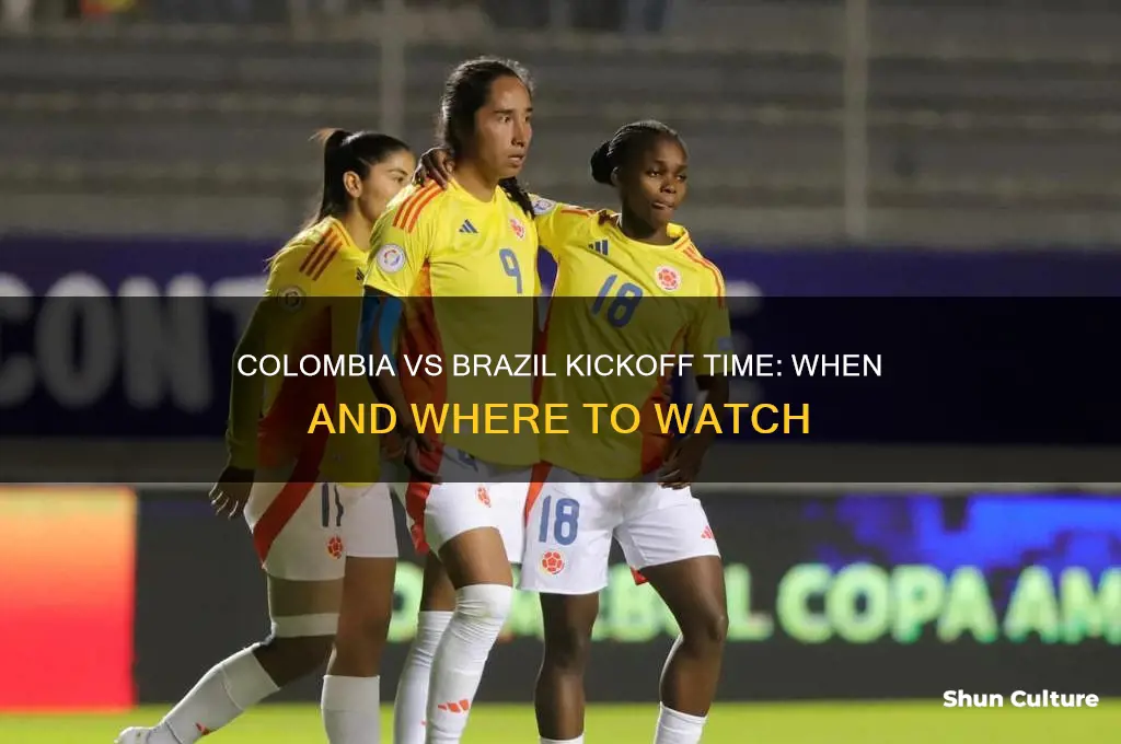 what time colombia vs brazil