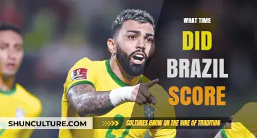 Brazil's Goal Time: When Did They Score in the Match?