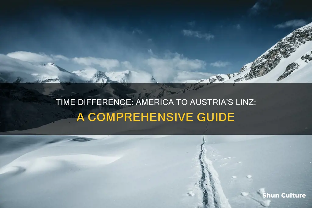 what time difference between america and austria linz