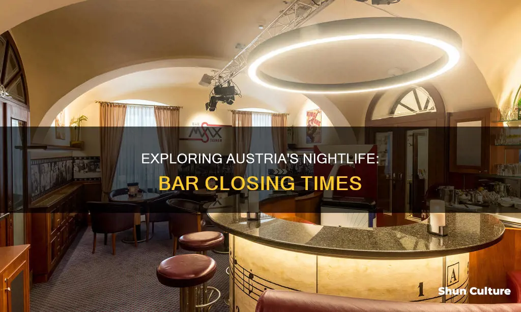 what time do bars close in austria