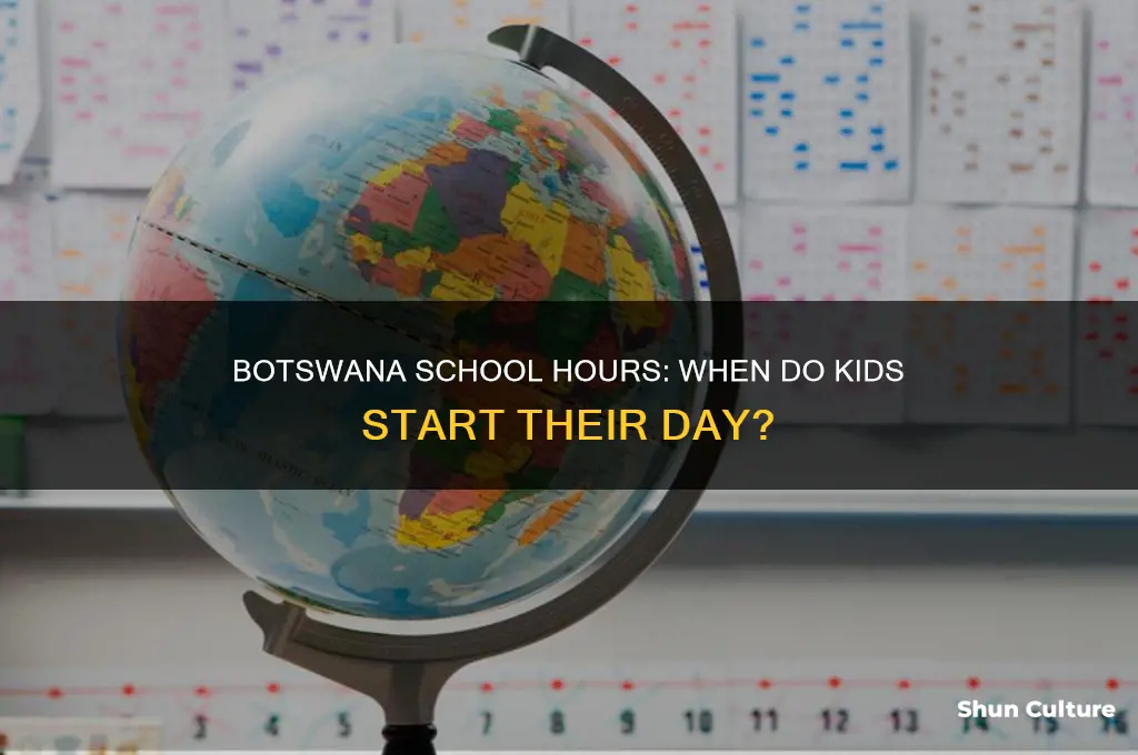 what time do kids go to school in botswana