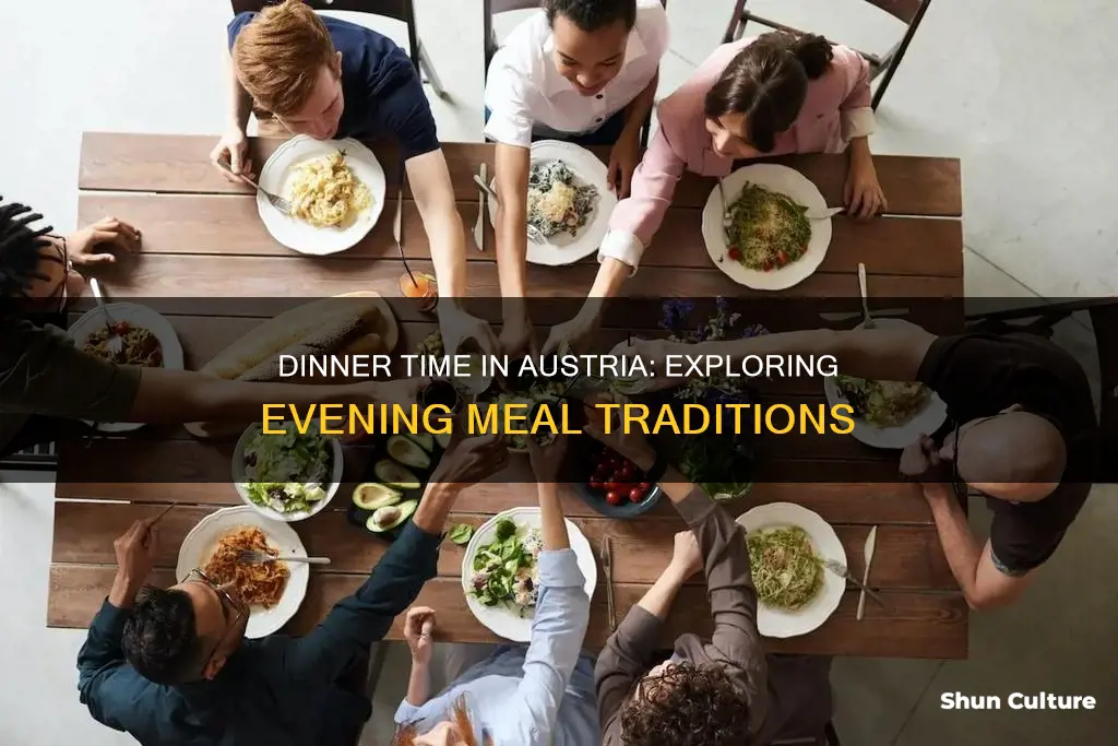 what time do people eat dinner in austria