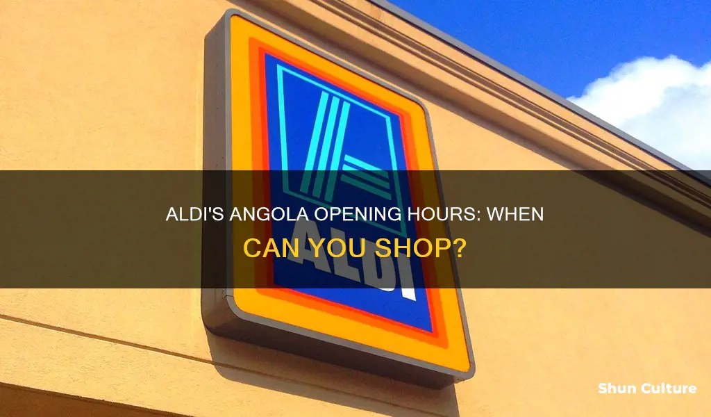 what time does aldi open in angola ind