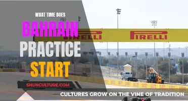 Bahrain Practice: Start Times and What to Expect