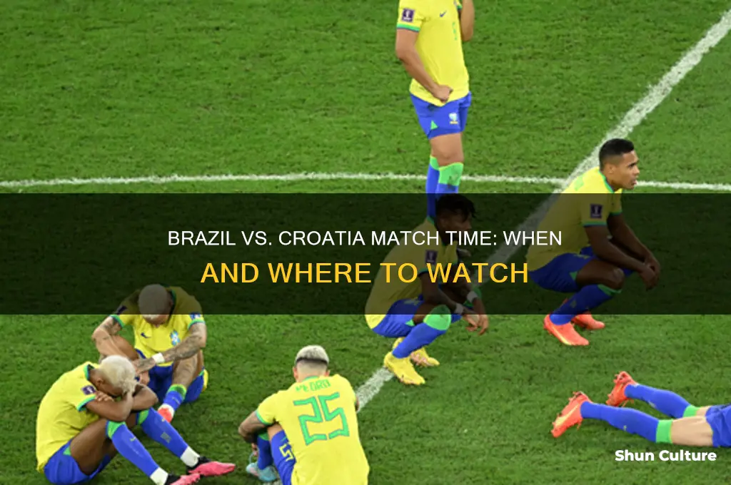 what time does brazil and croatia play
