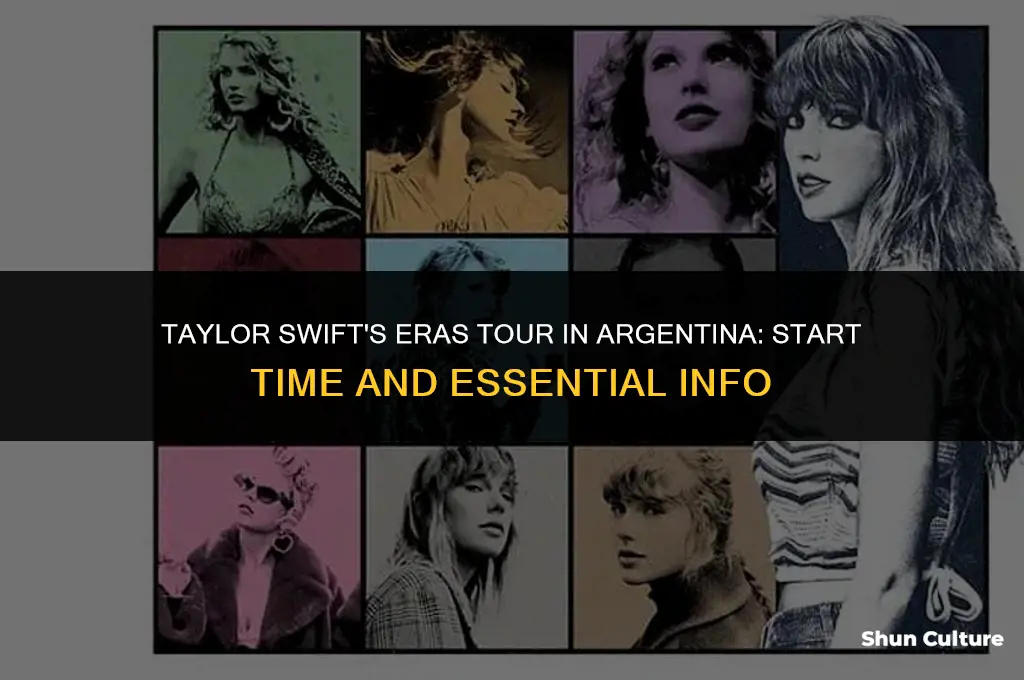 what time does eras tour start argentina