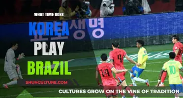 Korea vs Brazil Match Time: When and Where to Watch