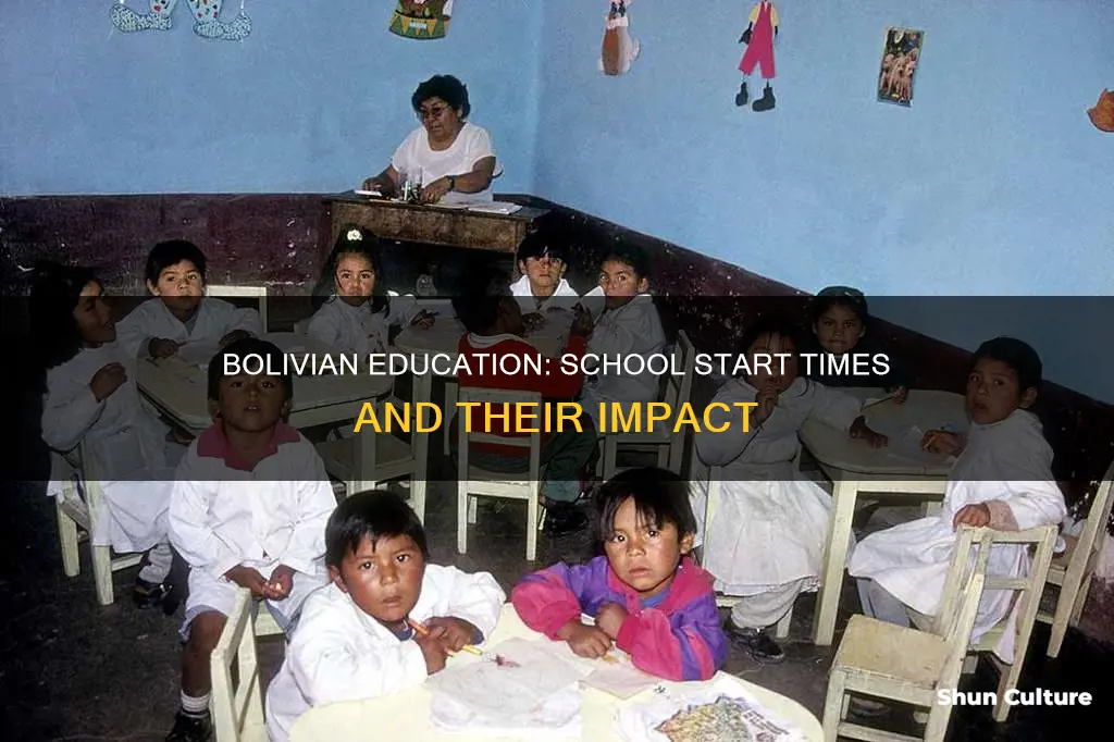 what time does school start in bolivia