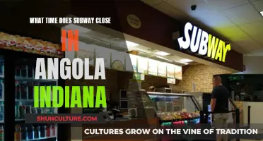 Subway Closing Time in Angola, Indiana: Know Before You Go!