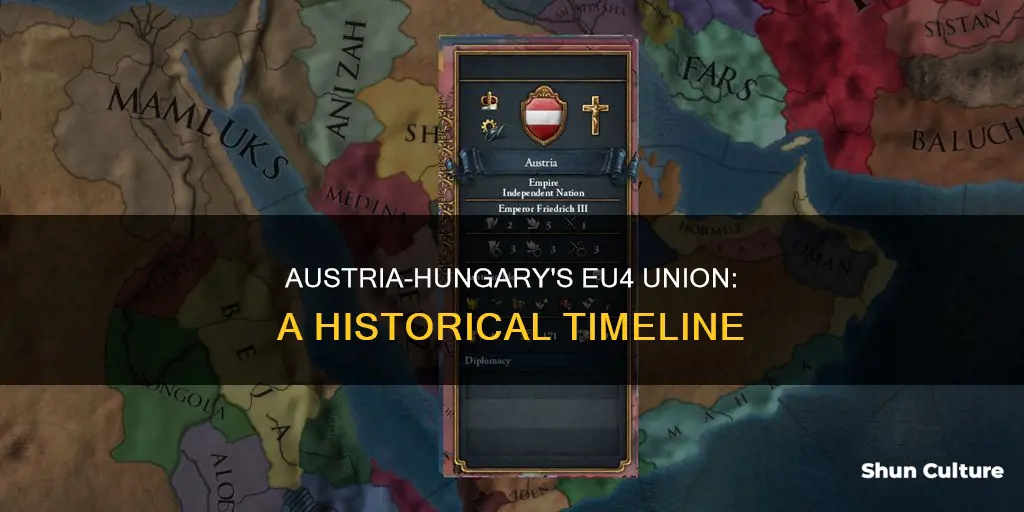 what time does the austria hungary union form eu4