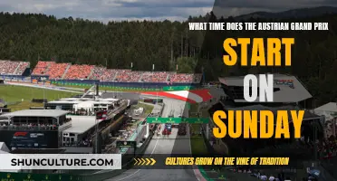 Austrian GP: Sunday Start Time Revealed