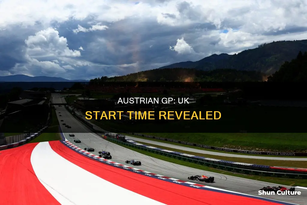 what time does the austrian grand prix start uk time