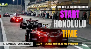 Bahrain Grand Prix Start Time for Honolulu Viewers