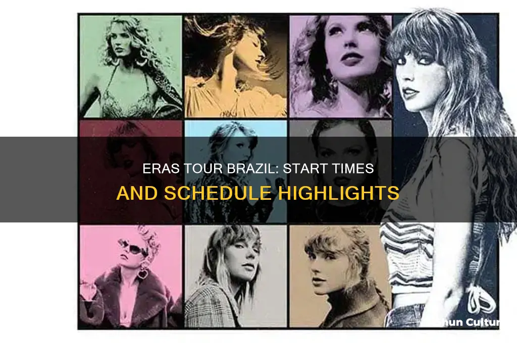 what time does the eras tour start in brazil