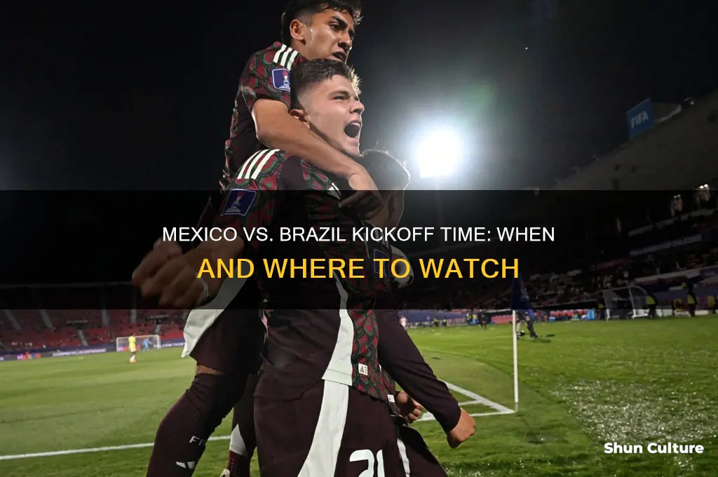 what time does the mexico brazil game start